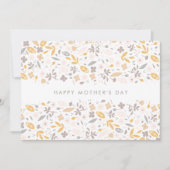 Bewerkbare Floral Confetti | Happy Moederdag Kaart (Voorkant)