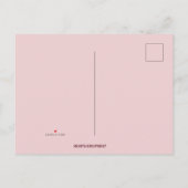 Bewerkbare Floral Garden Party Uitnodiging Briefkaart (Achterkant)