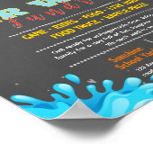 Bewerkbare flyer voor autowas-actie fondsenwerving poster (Hoek)