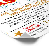 Bewerkbare flyer voor casino busreis poster (Hoek)