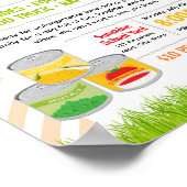 Bewerkbare flyer voor voedselinzamelingsactie poster (Hoek)