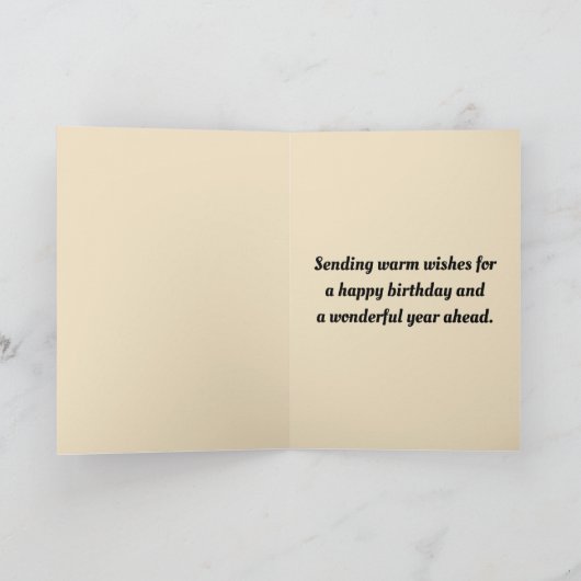 Bewerkbare Folk Art Hummingbird Kaart (Binnen)