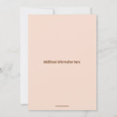 Bewerkbare foto adoptie viering feestje kaart (Achterkant)