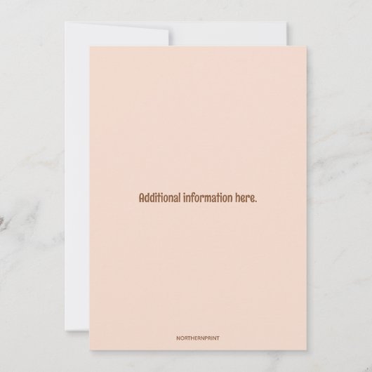 Bewerkbare foto adoptie viering feestje kaart (Achterkant)