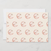 Bewerkbare foto Blush Pink Fairy Eerste 1e verjaar Kaart (Achterkant)