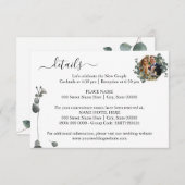 Bewerkbare foto Eucalyptus Weddenschap Enclosur Informatiekaartje (Voorkant / Achterkant)