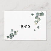 Bewerkbare foto Eucalyptus Weddenschap Enclosur Informatiekaartje (Achterkant)