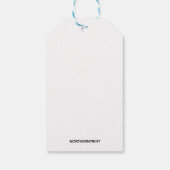 Bewerkbare foto Shetland wollabel Cadeaulabel (Achterkant)