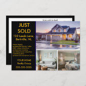 Bewerkbare foto's Real Estate Kaart (Voorkant / Achterkant)