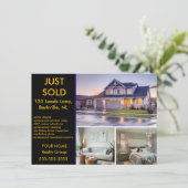 Bewerkbare foto's Real Estate Kaart (Staand voorkant)