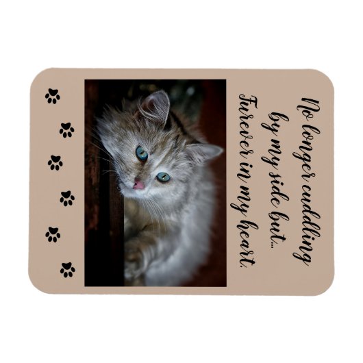 Bewerkbare Furever in mijn hart Magneet (Horizontaal)