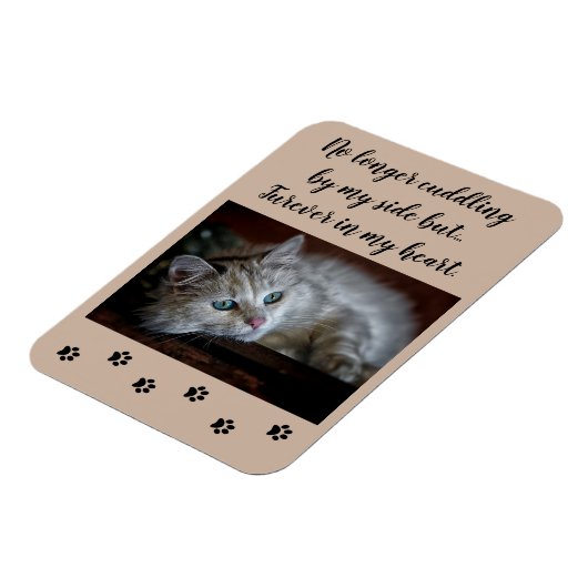 Bewerkbare Furever in mijn hart Magneet (Linkerzijde)