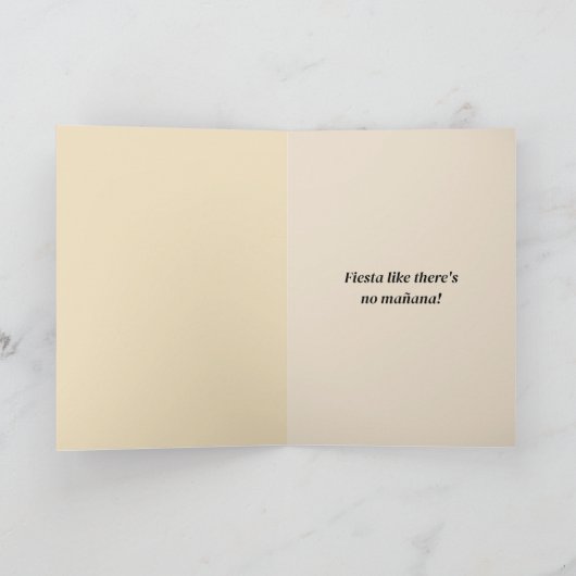 Bewerkbare Gelukkige Cinco de Mayo Kaart (Binnen)