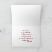 Bewerkbare Gelukkige Onafhankelijkheid mijn Trini  Kaart (Binnen)