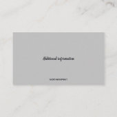 Bewerkbare genealoog visitekaartje (Achterkant)