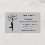 Bewerkbare genealoog visitekaartje (Voorkant)