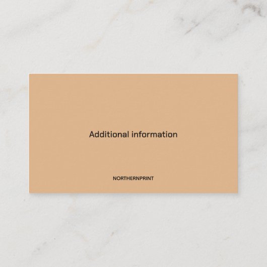 Bewerkbare geschenkmanden visitekaartje (Achterkant)