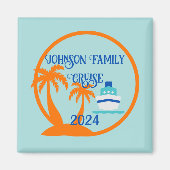 Bewerkbare gezinscruise magneet (Voorkant)