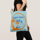 Bewerkbare gezinscruise tote bag (Dichtbij)