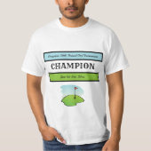 Bewerkbare golfkampioen t-shirt (Voorkant)