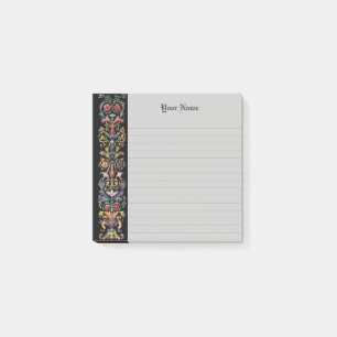 Bewerkbare Gothic Illuminated Medieval Lined Post-it® Notes
