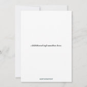 Bewerkbare gouden hart bloemen bladeren werveling kaart (Achterkant)