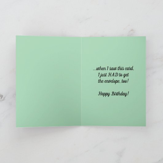 Bewerkbare grappige tijger verjaardag kaart (Binnen)