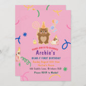 Bewerkbare Greenery Beer Verjaardagsuitnodiging Save The Date (Voorkant / Achterkant)