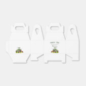 Bewerkbare Groene Tractor Verjaardag Uitnodiging Bedankdoosjes (Uitgevouwen)