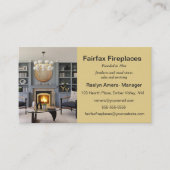 Bewerkbare haarden en houtkachels visitekaartje (Voorkant)