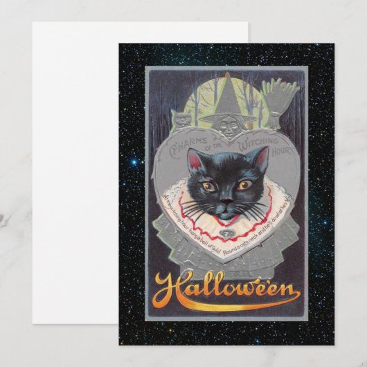 Bewerkbare  Halloween Funny Feestdagenkaart (Voorkant / Achterkant)