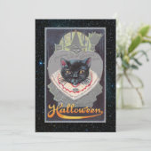 Bewerkbare  Halloween Funny Feestdagenkaart (Staand voorkant)