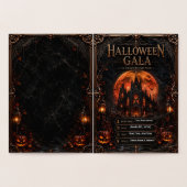 Bewerkbare Halloween Gala Uitnodiging | Gotisch (Binnen)