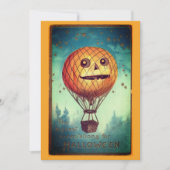 Bewerkbare  Halloween Grappige illustratie Feestdagenkaart (Voorkant)