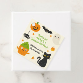 Bewerkbare Halloween - Little Monster Bash - Bedankjes Labels
