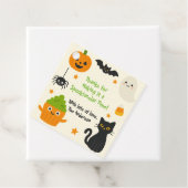 Bewerkbare Halloween - Little Monster Bash - Bedankjes Labels (In situ)