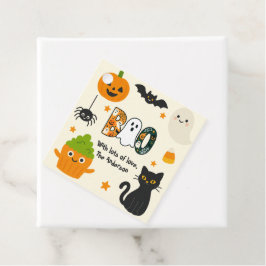 Bewerkbare Halloween - Little Monster Bash - Bedankjes Labels