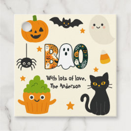 Bewerkbare Halloween - Little Monster Bash - Bedankjes Labels