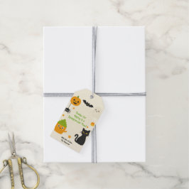 Bewerkbare Halloween – Little Monster Bash - Cadeaulabel