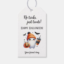 Bewerkbare Halloween Trick or treat Goody Bag Favo Cadeaulabel