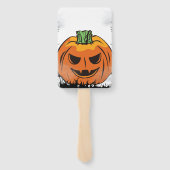 Bewerkbare Halloween-uitnodiging, Halloween-feest  Handwaaier (Achterkant)