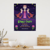 Bewerkbare Halloween uitnodiging, Halloween Party Poster (Keuken)