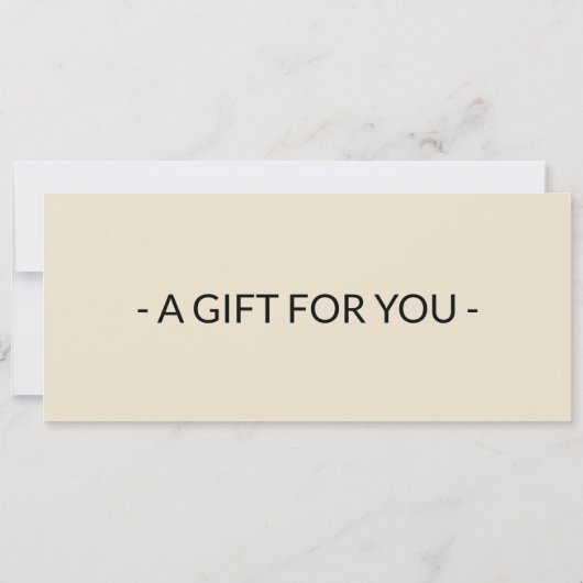 Bewerkbare Hamburger Gift Voucher Sjabloon Kaart (Achterkant)