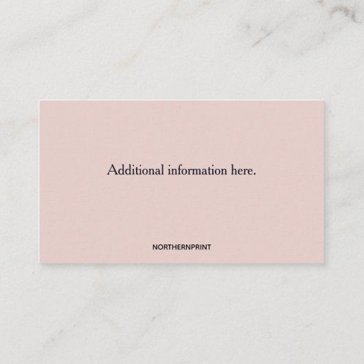 Bewerkbare Hart en Roze Achtergrond Wedding Planne Visitekaartje (Achterkant)