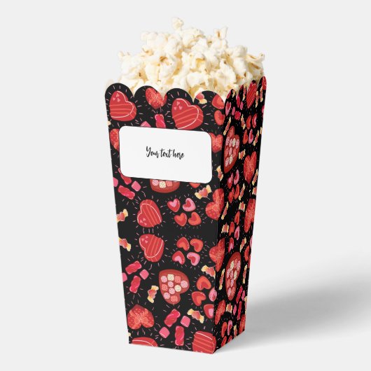 bewerkbare harten bedankdoosjes (Popped)