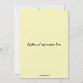 Bewerkbare Hearts en Cloud Baby shower Kaart (Achterkant)