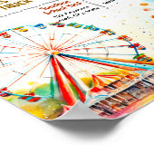 Bewerkbare herfst herfst kermis flyer poster (Hoek)