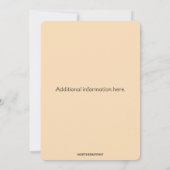 Bewerkbare Herfstbladeren En Bessen Feestje Kaart (Achterkant)