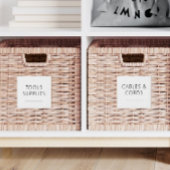 Bewerkbare Home Essentials 3 inch labelset Sticker