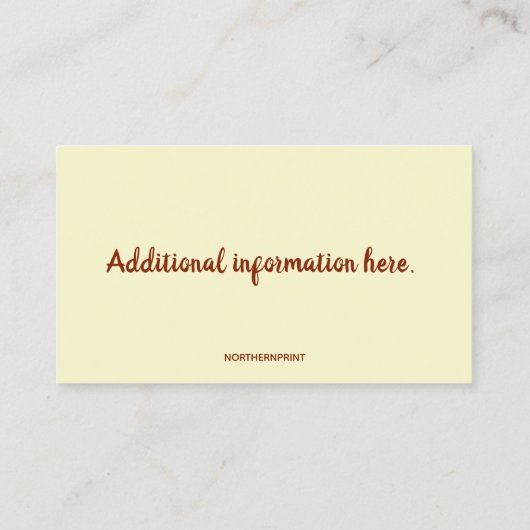 Bewerkbare Honey Bee Keeper Visitekaartje (Achterkant)